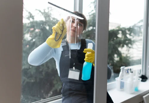 Nettoyage de vitres intérieures et extérieures à Plusquellec